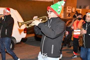 Papá Noel visita de sorpresa Lomo Magullo (Telde)/Francisco Javier Santana.